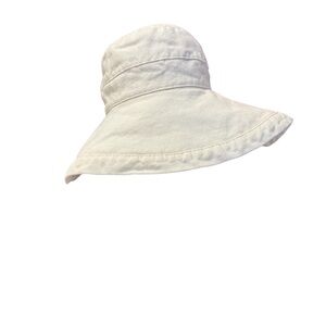 Scala White Bucket Hat Lightweight Summer Sun Hat One Size